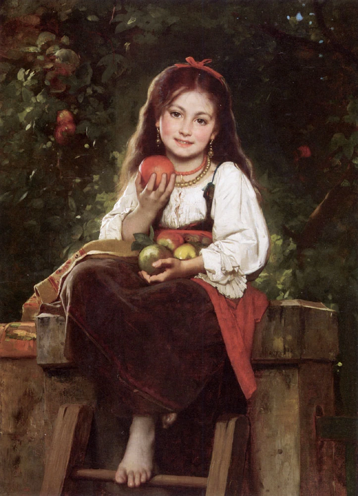 La raggoglitrice di mele, 1879